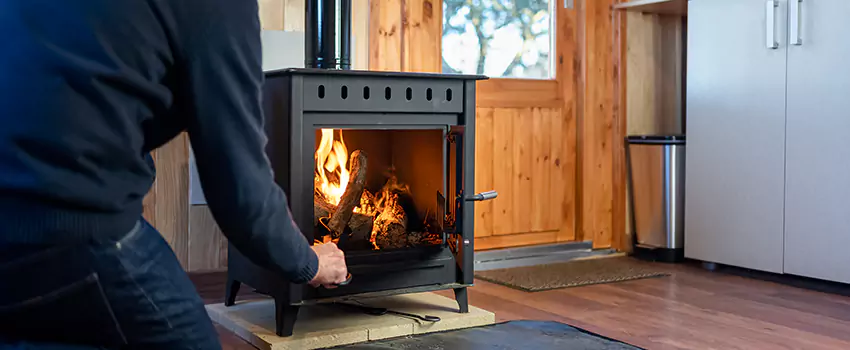 Open Hearth Wood Fireplace Installation in Holland, MI