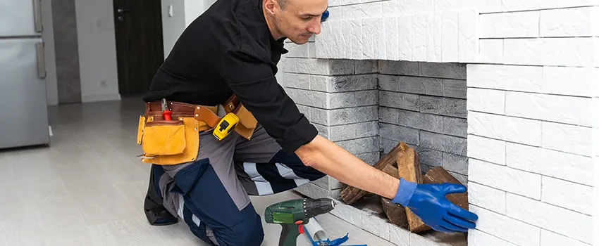 Fireplace Damaged Damper Frame Repair Services in Holland, Michigan