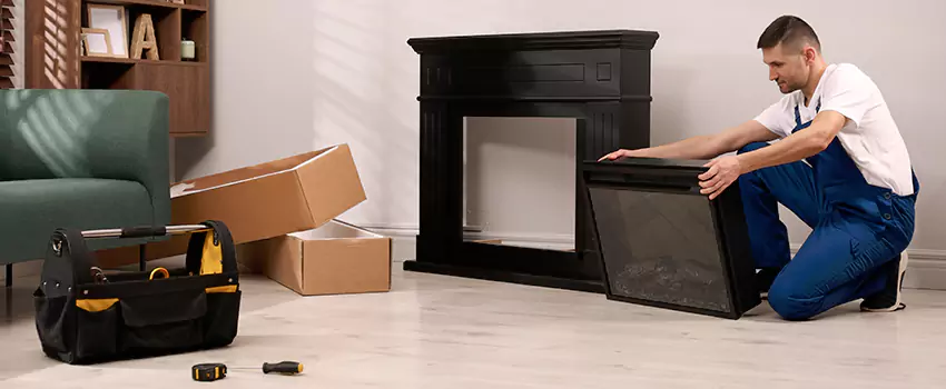 Old Rusted Metal Fireplace Repair And Replacement in Holland, MI